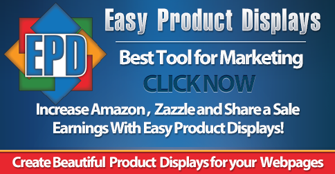 Easy Product Displays for Amazon and Zazzle Affiliates