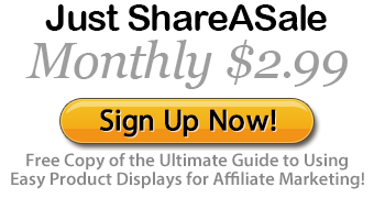 ShareASale Monthly Sign Up is only 2.99